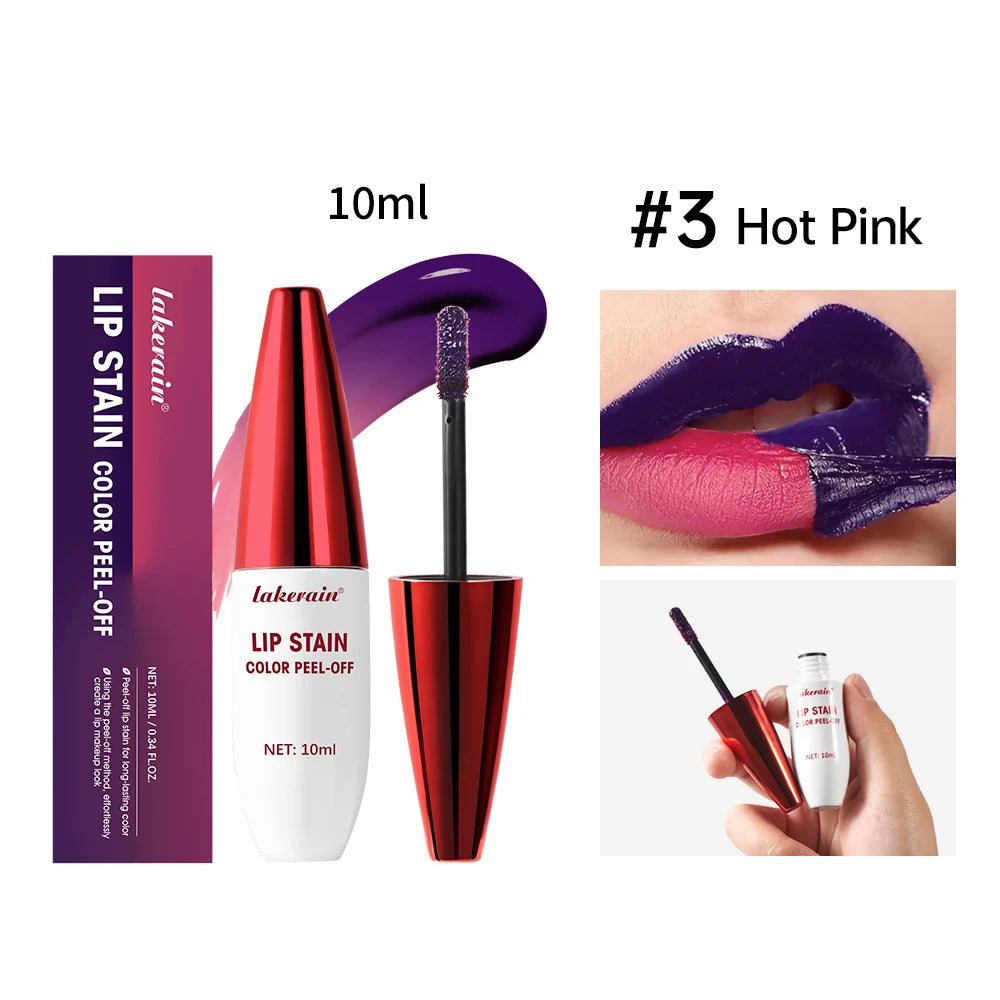 Waterproof Peel-Off Lip Stain for Long-Lasting Matte Color - 29