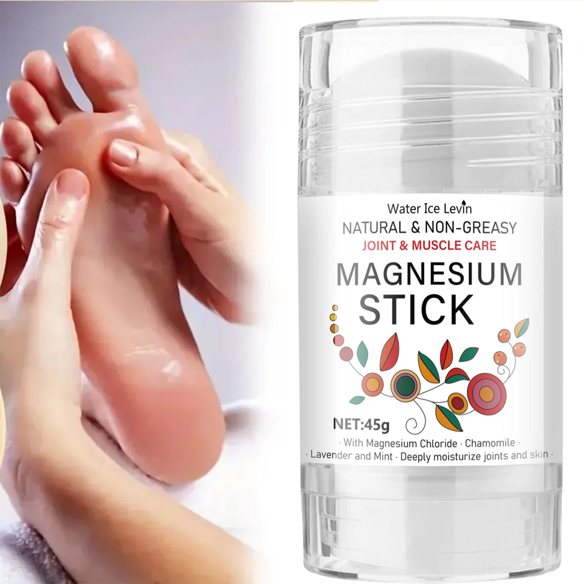 Magnesium Stick for Joint and Muscle Relief Natural Moisturizing Balm