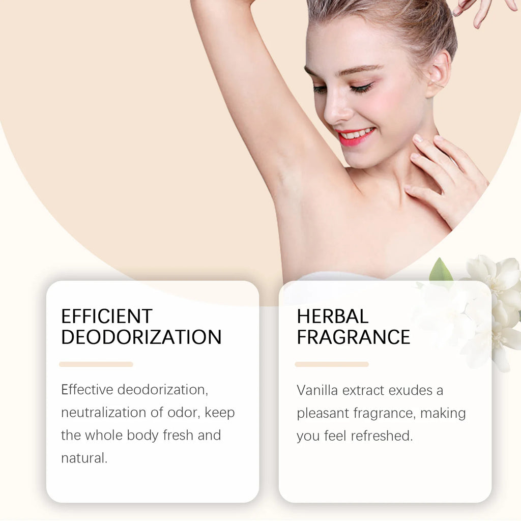Long-Lasting Vanilla Scent Underarm Deodorant Stick