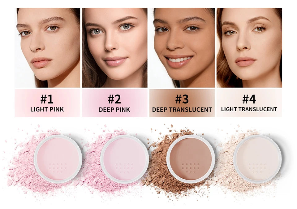 Matte Finish Oil-Control Loose Setting Powder