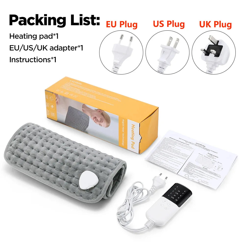 Electric Heating Pad for Pain Relief and Muscle Relaxation