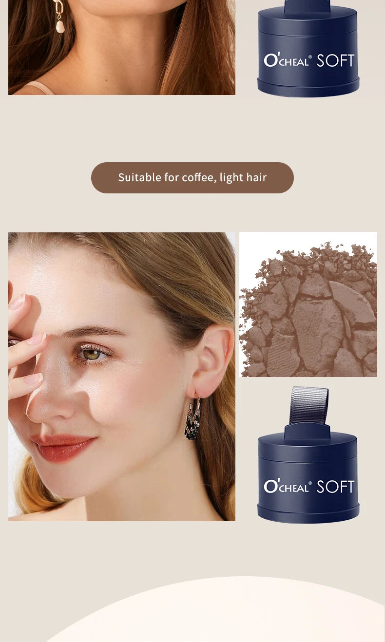 Ocheal Hairline Powder Waterproof Root Cover Up and Brow Stamp - 17