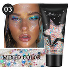 Molianji Glitter Gel Face and Body Shimmer Makeup for Parties
