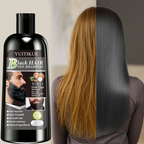 100ml Black Hair Dye Shampoo 10-in-1 Natural Nourishing Coloring