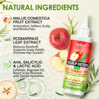 Goiple Apple Cider Vinegar Shampoo and Scalp Detox Treatment Set