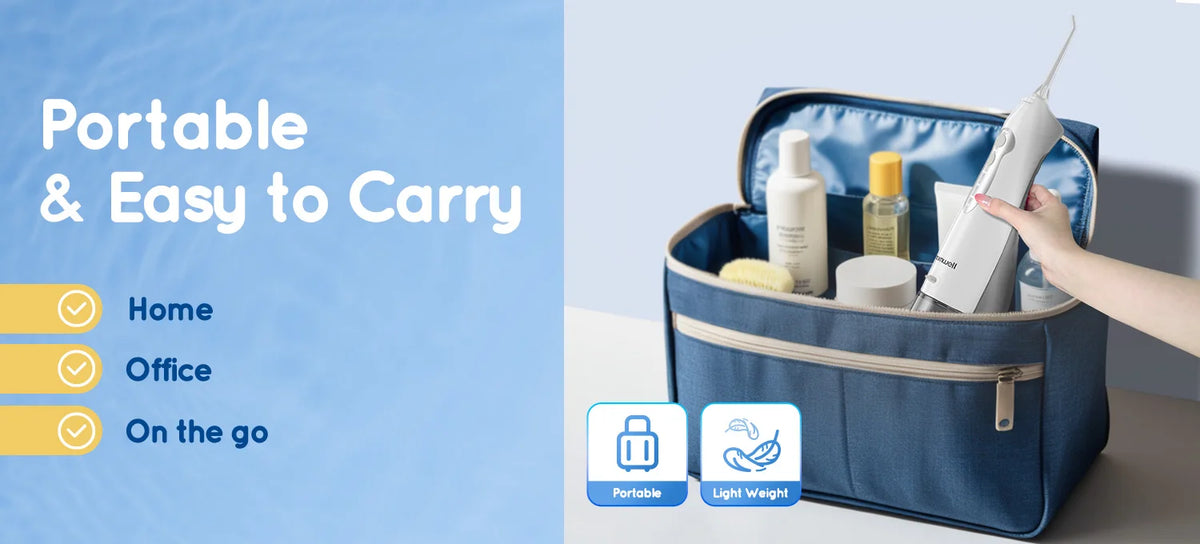 Portable Oral Irrigator and Electric Scalp Massager Kit