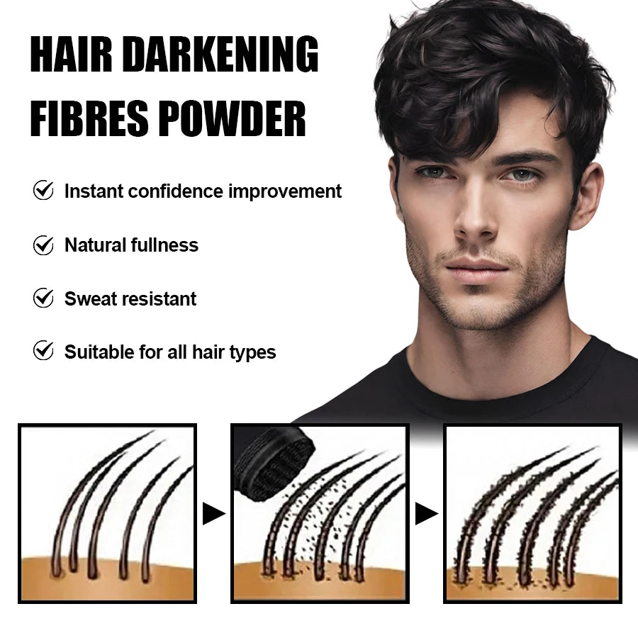 Hair Building Fibers Powder 27.5g for Thickening Thinning Hair