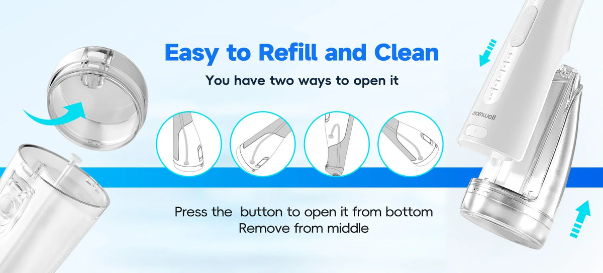 Portable Oral Irrigator and Nasal Rinse Cleaning Kit
