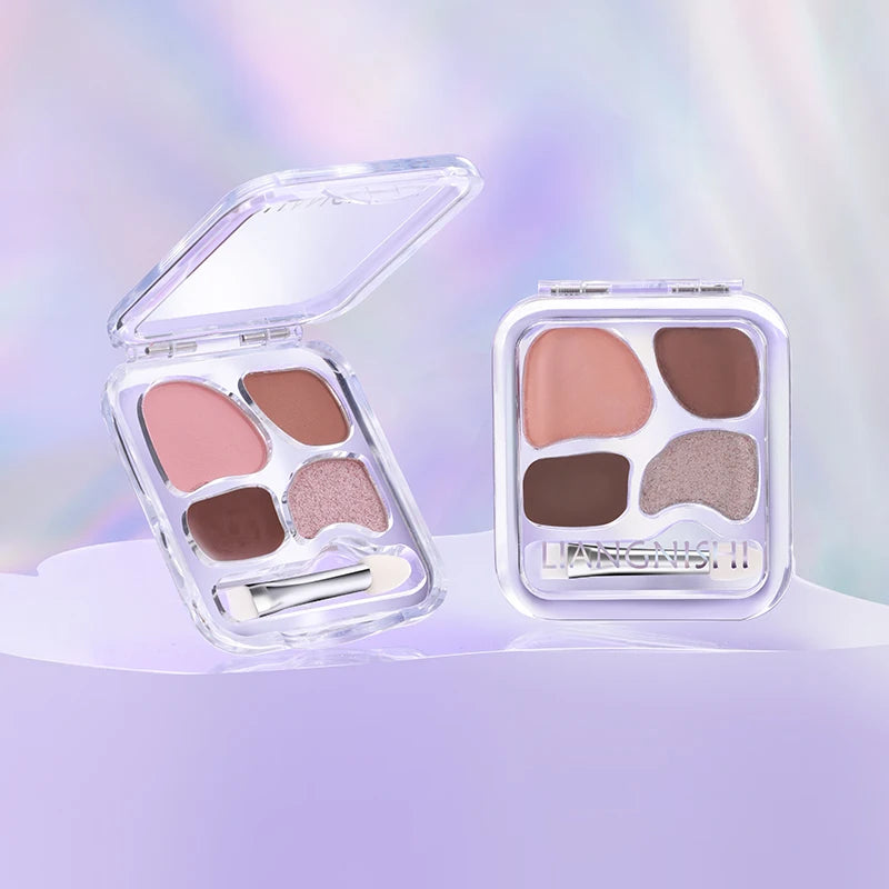 4 Color Eyeshadow Palette Waterproof Glitter Eye Makeup