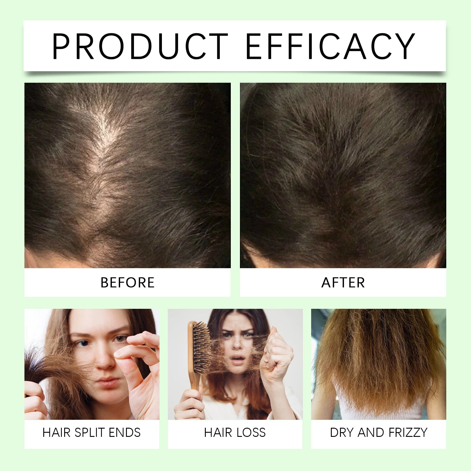 Rosemary Hydrolyzed Keratin Thickening and Moisturizing Hair Shampoo - 8