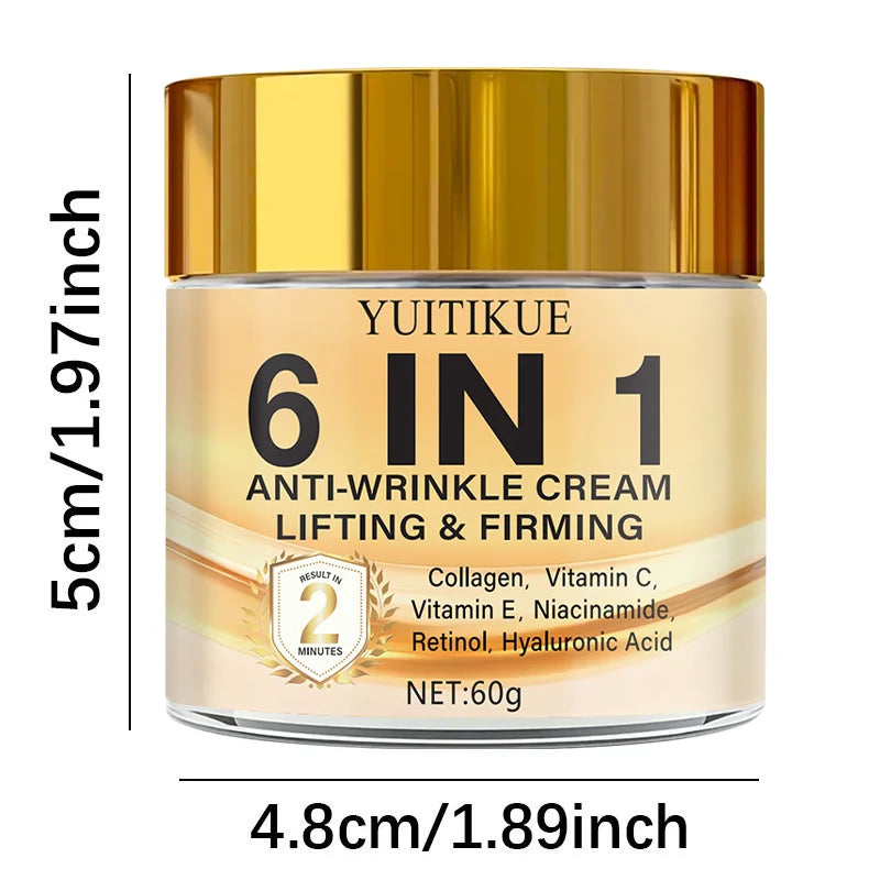 YUITIKUE 6 in 1 Anti Wrinkle Cream Face Lifting and Firming Moisturizer - 8