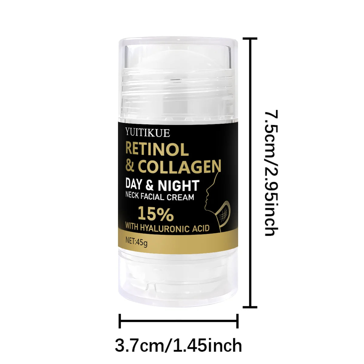 Retinol and Collagen Neck Cream Firming Moisturizer for Face and Neck
