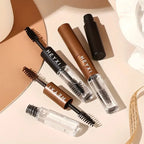 HEYXI Double Ended Eyebrow Dye Waterproof Long Lasting Brow Gel