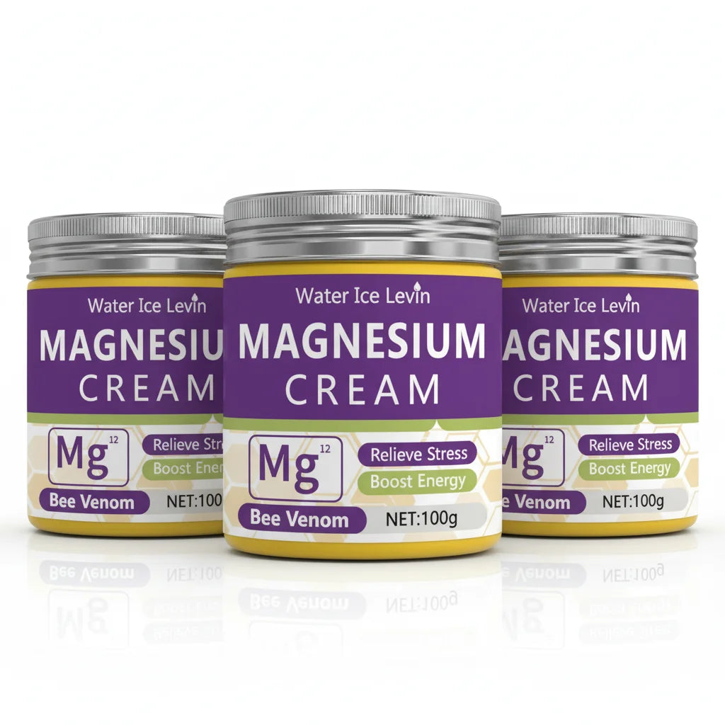 Magnesium Bee Venom Recovery Cream Moisturizing Stress Relief Lotion - 7