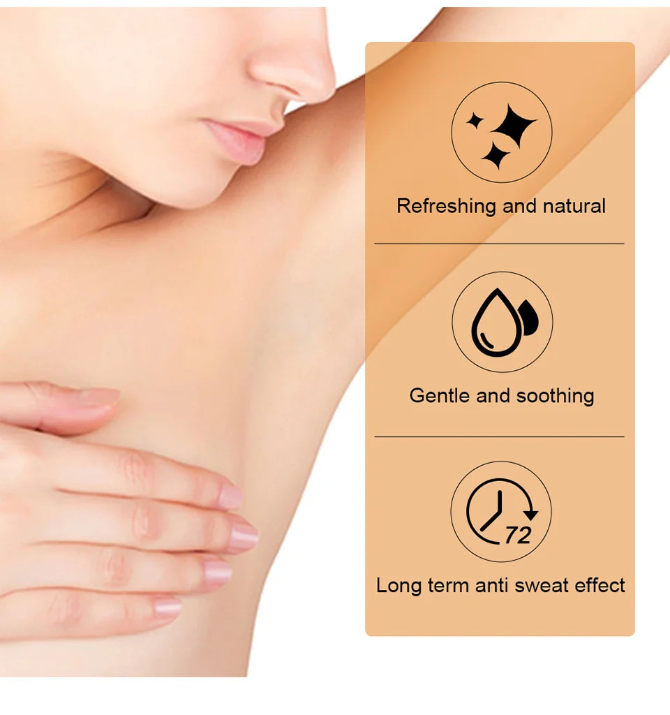 Long-Lasting Invisible Whole Body Deodorant Cream
