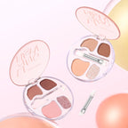 4 Color Eyeshadow Palette Waterproof Matte and Shimmer Makeup Kit