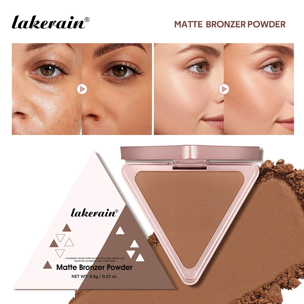 Matte Bronzing Powder for Face Contouring and Shading