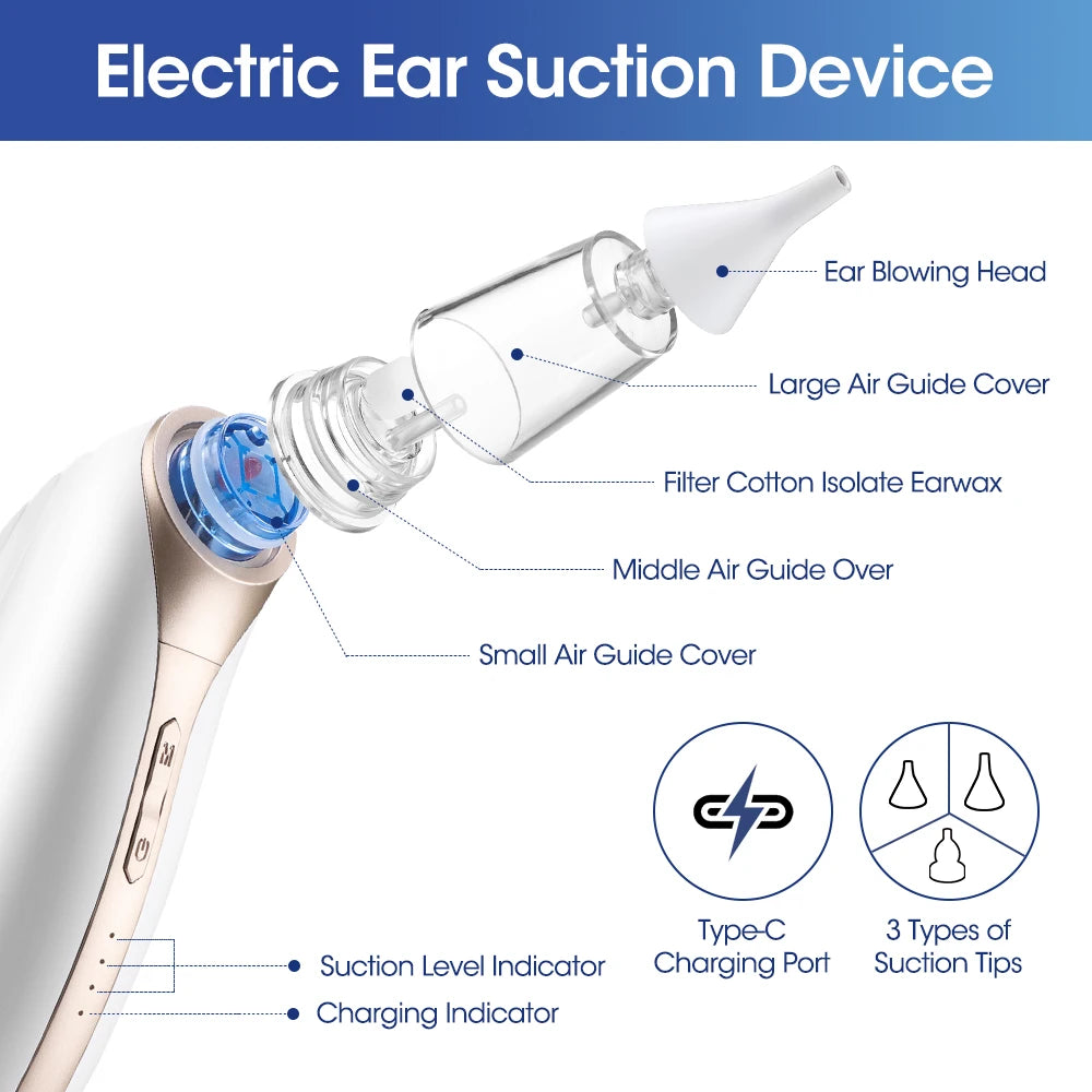 Electric Earwax Removal Vacuum Tool