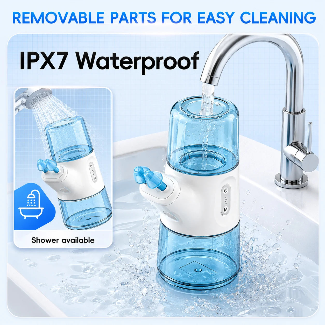 Portable Electric Nasal Irrigator for Sinus Relief - 12