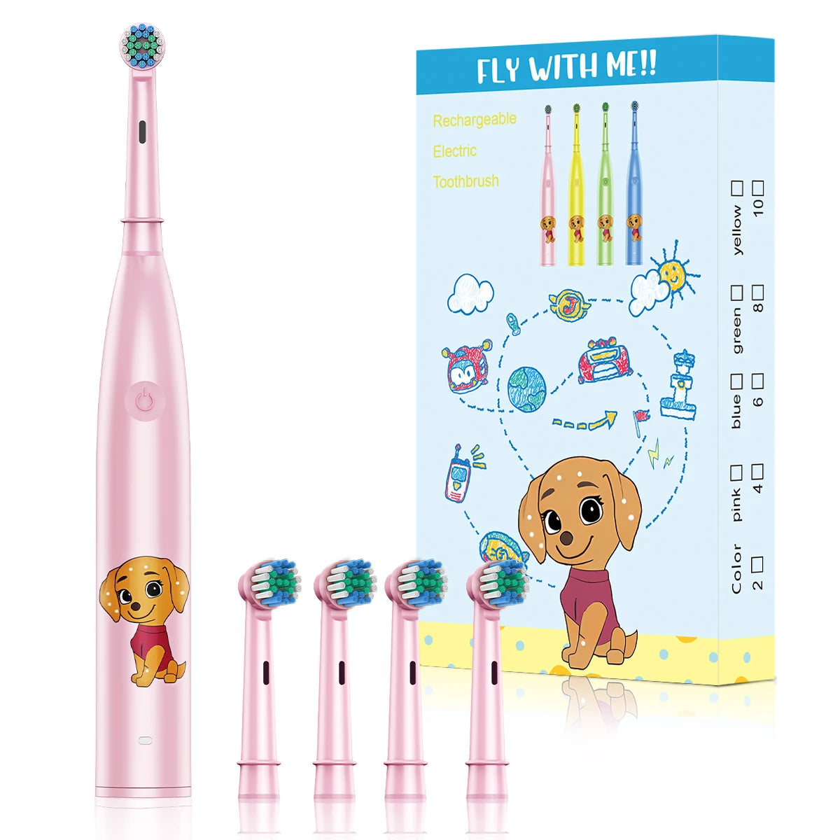 Rechargeable Sonic Electric Toothbrush for Kids - 19