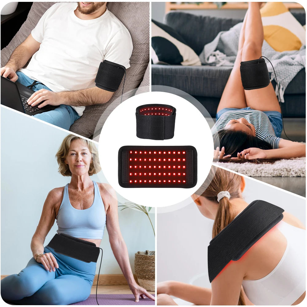 Red Light Therapy Belt for Body Pain Relief and Skin Rejuvenation - 10