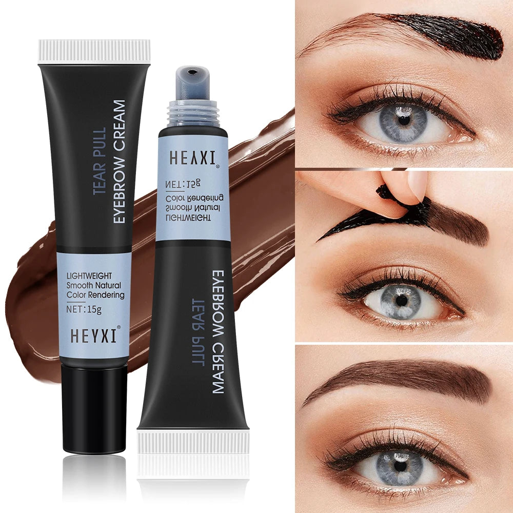 Heyxi Waterproof Tear Off Eyebrow Tint Cream Long Lasting Brow Gel