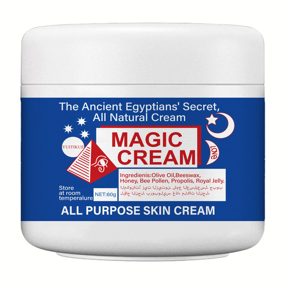 YUITIKUE Magic Face Cream Moisturizing and Brightening Skin Care 60g