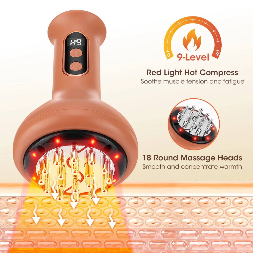 Electric Cupping and Scraping Massage Tool for Muscle Relief - 22