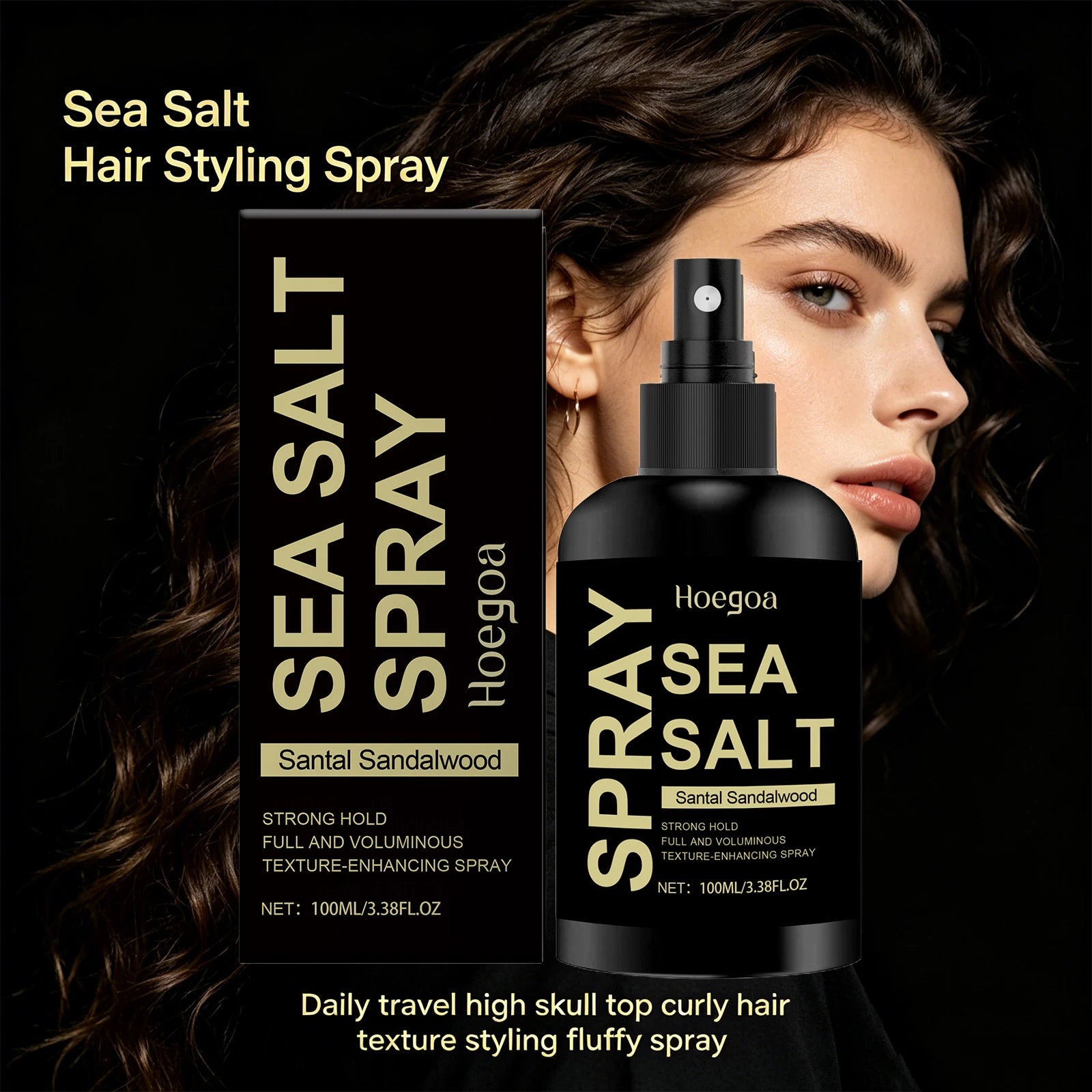 Sea Salt Texturizing Spray for Voluminous Beach Waves - 3