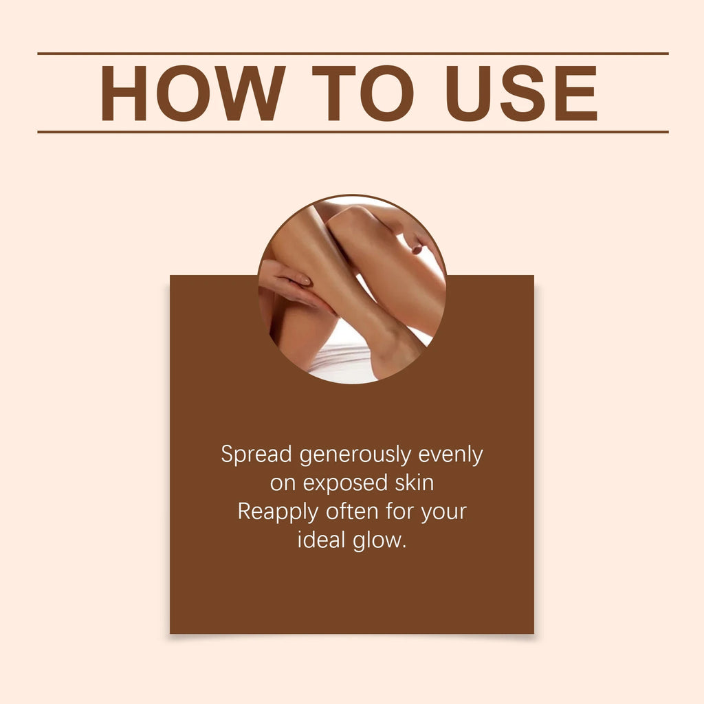Coconut Oil Dark Tanning Body Oil for Deep Bronze Tan