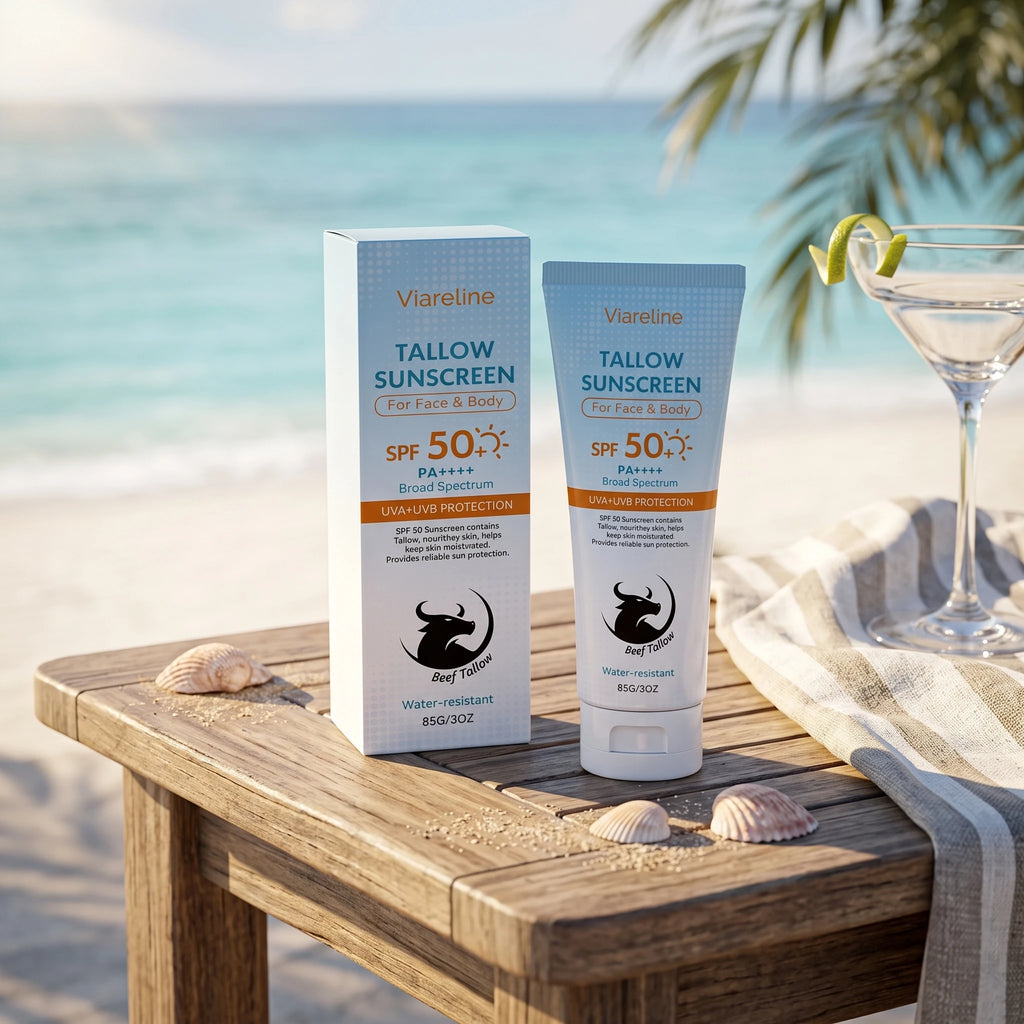 SPF 50 Tallow Sunscreen for Face and Body