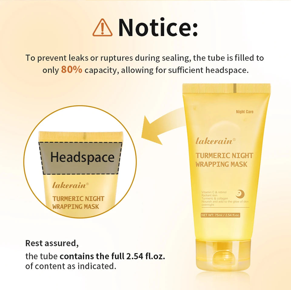 Collagen and Turmeric Overnight Wrapping Peel Off Face Mask Duo - 27