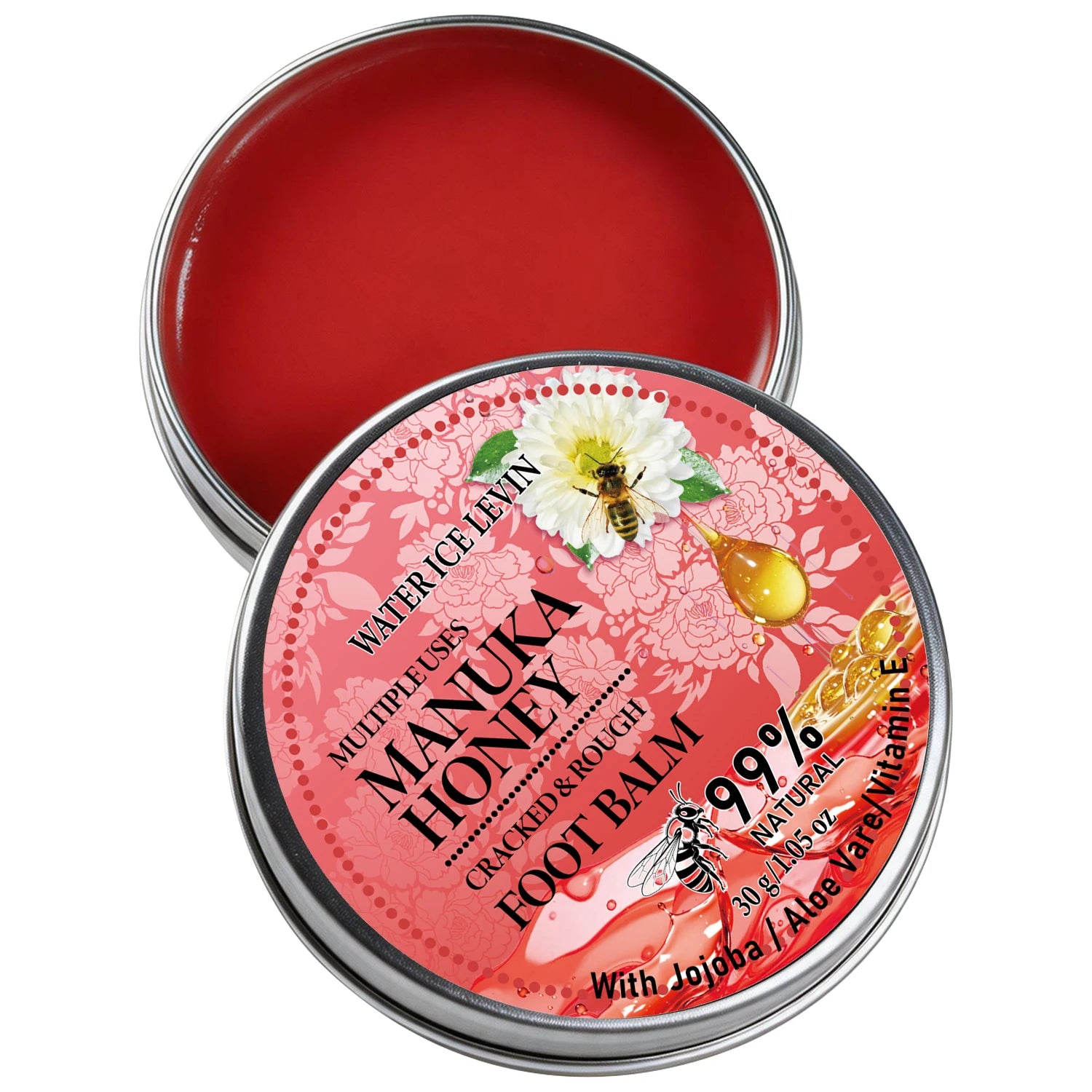 Manuka Honey Foot Balm Cracked Heel Repair Moisturizing Cream 30g - 13