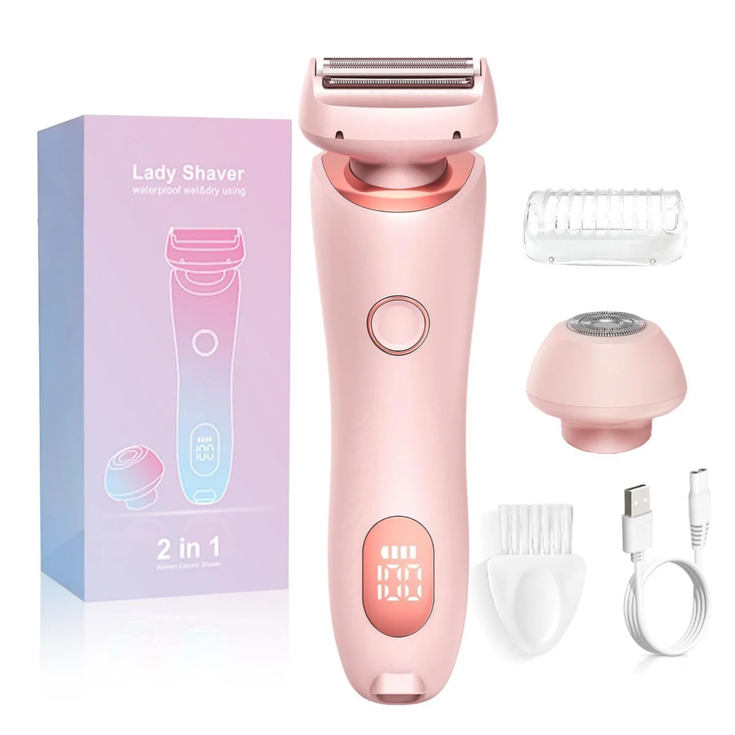 Electric Women's Body Hair Shaver and Bikini Trimmer - 19