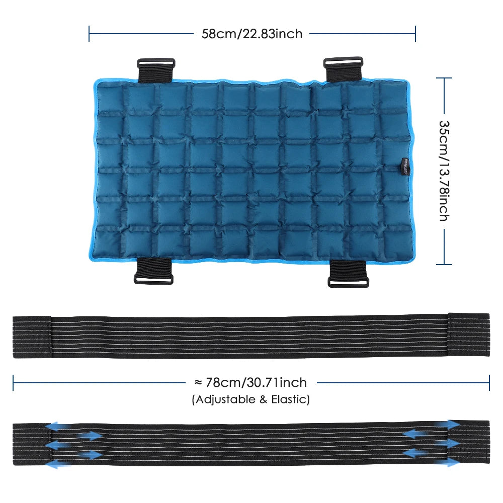 Reusable Hot and Cold Therapy Wrap for Muscle Relief - 15