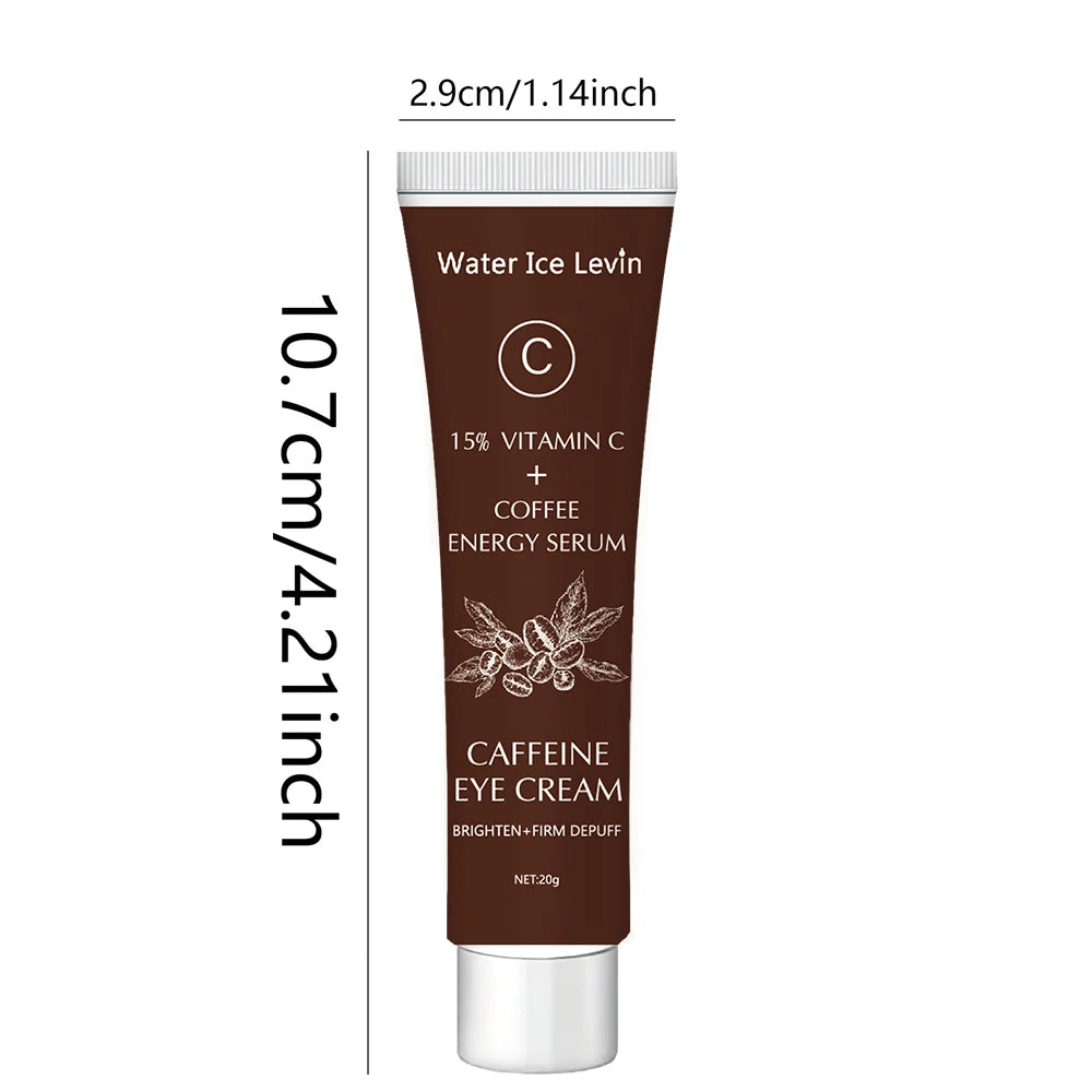 Caffeine Eye Cream 15% Vitamin C Dark Circle Remover and Firming Serum - 8