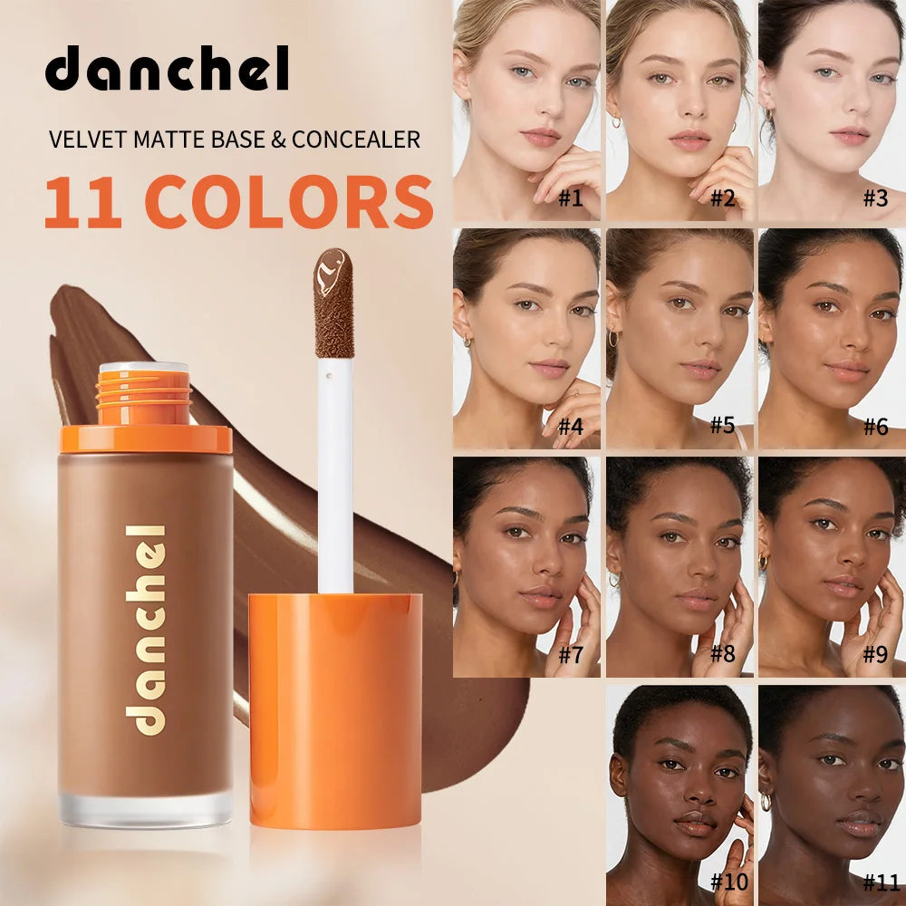 2-in-1 Velvet Matte Liquid Foundation and Concealer - 1