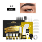Professional Lash Lift and Brow Tinting Kit for Salon and Home Use