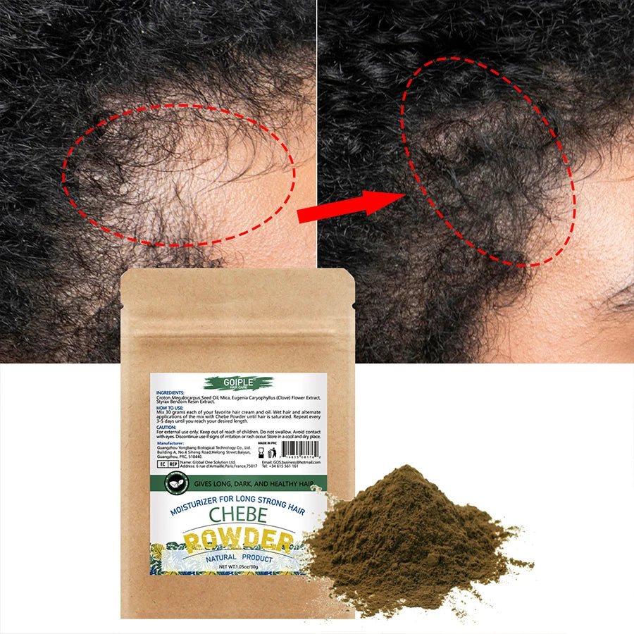 Natural Chebe Powder Hair Conditioner and Scalp Repair Treatment 30g - 1