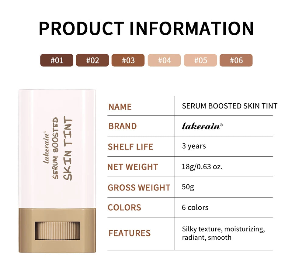 Serum Boosted Skin Tint Foundation Stick - 17