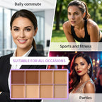 8-Color Professional Cream Concealer and Contour Palette