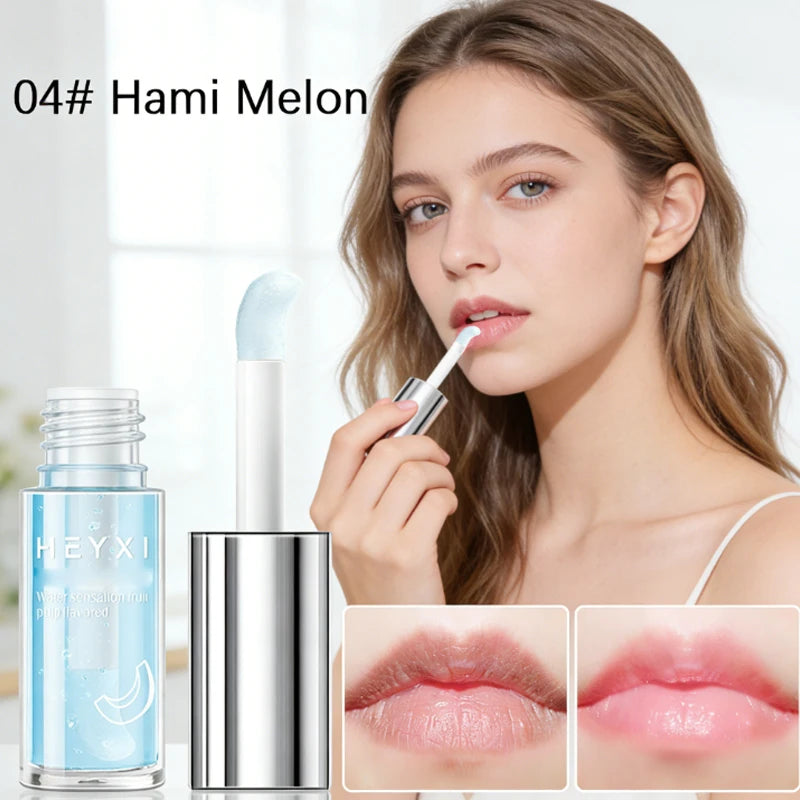 Fruit Pulp Moisturizing Lip Gloss Hydrating Tinted Lip Oil