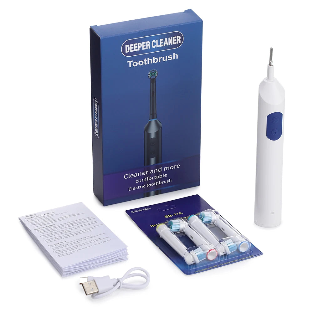 Rechargeable Electric Toothbrush with 5 Cleaning Modes - 16
