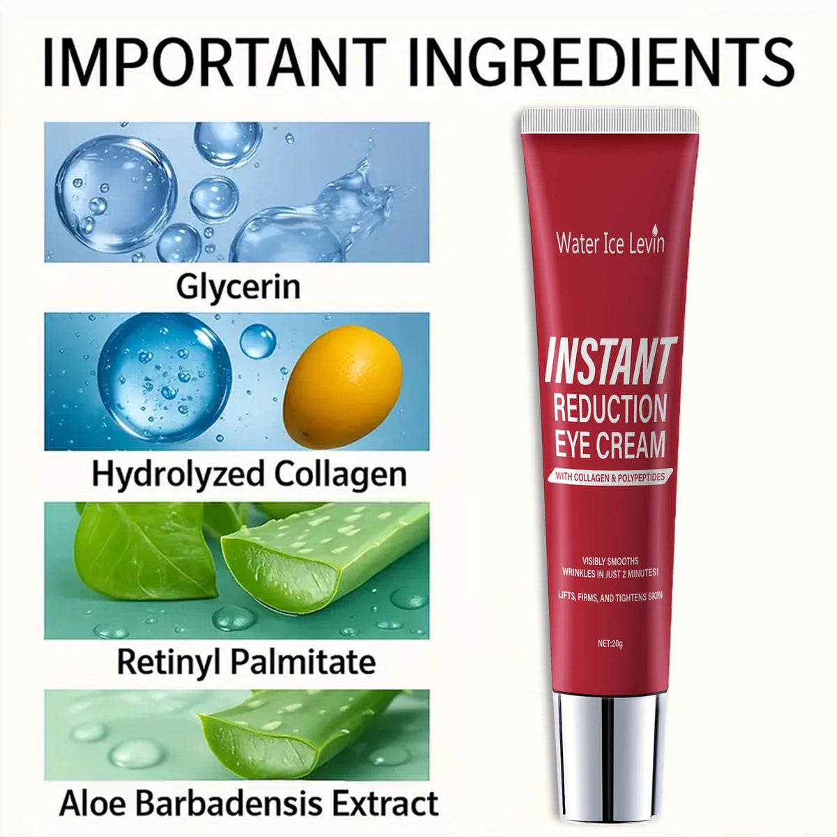 Instant Collagen Eye Cream Anti Aging Dark Circle Remover