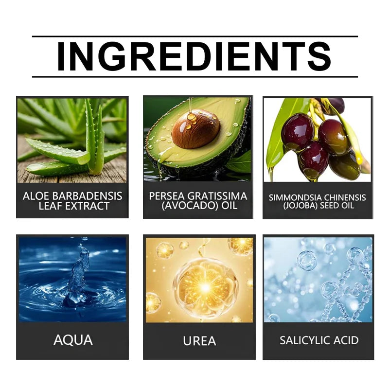 42% Urea Foot Cream Moisturizing Repair for Cracked Heels and Dry Skin
