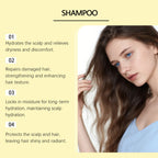 Rosemary Biotin Keratin Shampoo for Hair Repair and Scalp Hydration