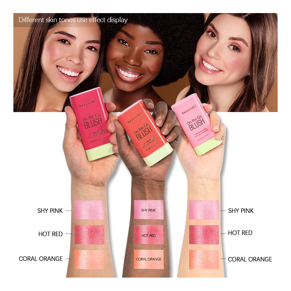Cream Blush Stick for Lips and Cheeks - 6
