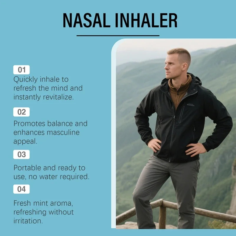 Energy and Charisma Nasal Inhaler for Men
