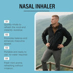 Energy and Charisma Nasal Inhaler for Men
