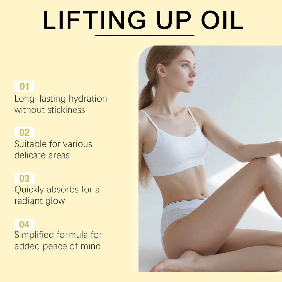 Collagen Hyaluronic Acid Body Oil Firming and Moisturizing Skincare